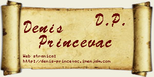 Denis Prinčevac vizit kartica